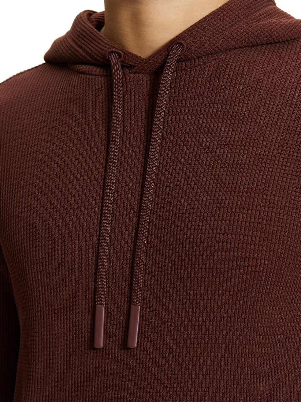 Theory - Mattis Studio Waffle-Knit Cotton Hoodie