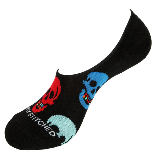 Skulls No Show Socks - Unsimply Stitched
