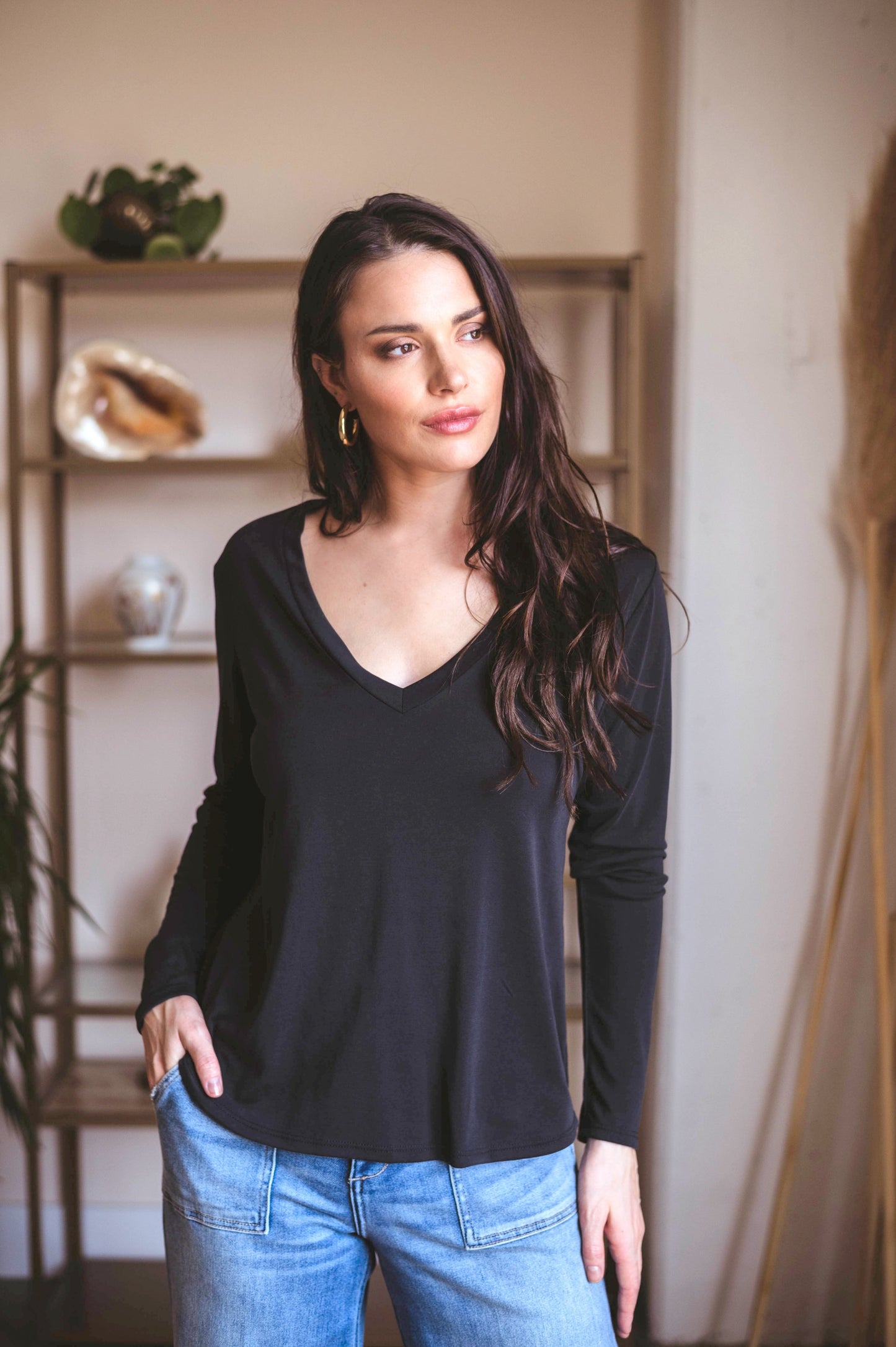 Veronica M Cupro L/S T-Shirt