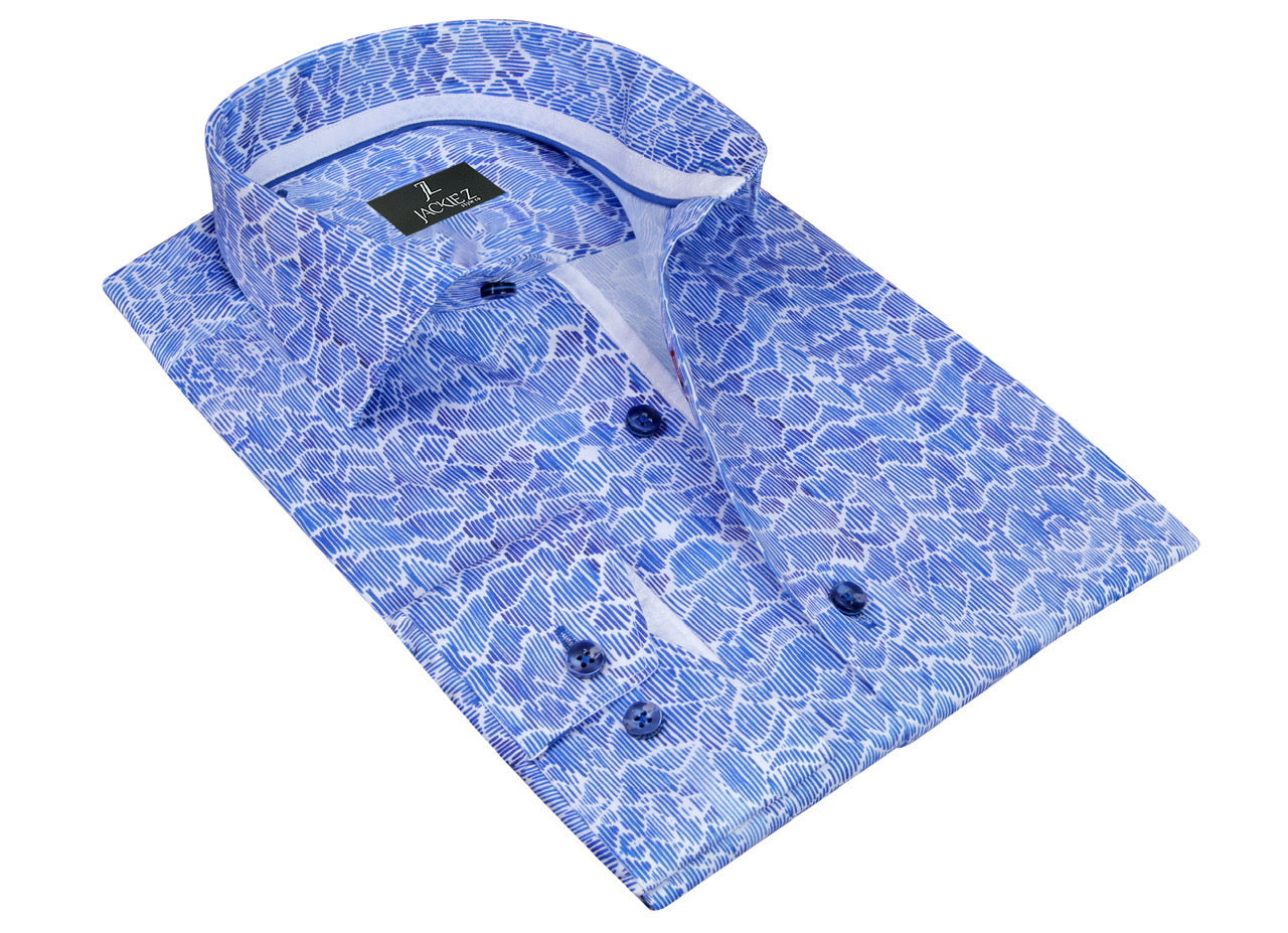 Jackie Z Men's "The Robert" Long Sleeve Button Up