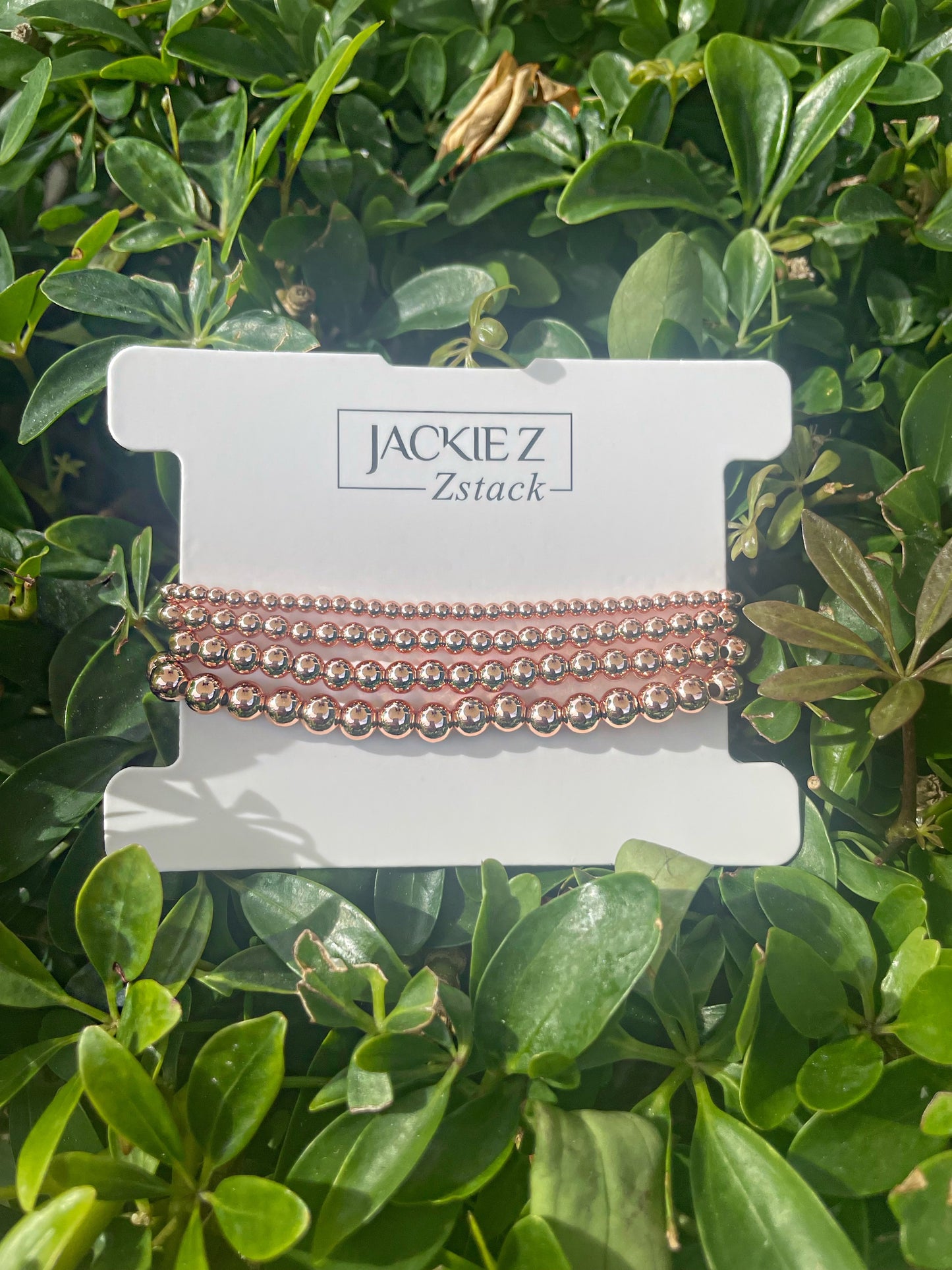The Rose 14k Rose Gold Plated Bracelet - Zstacks