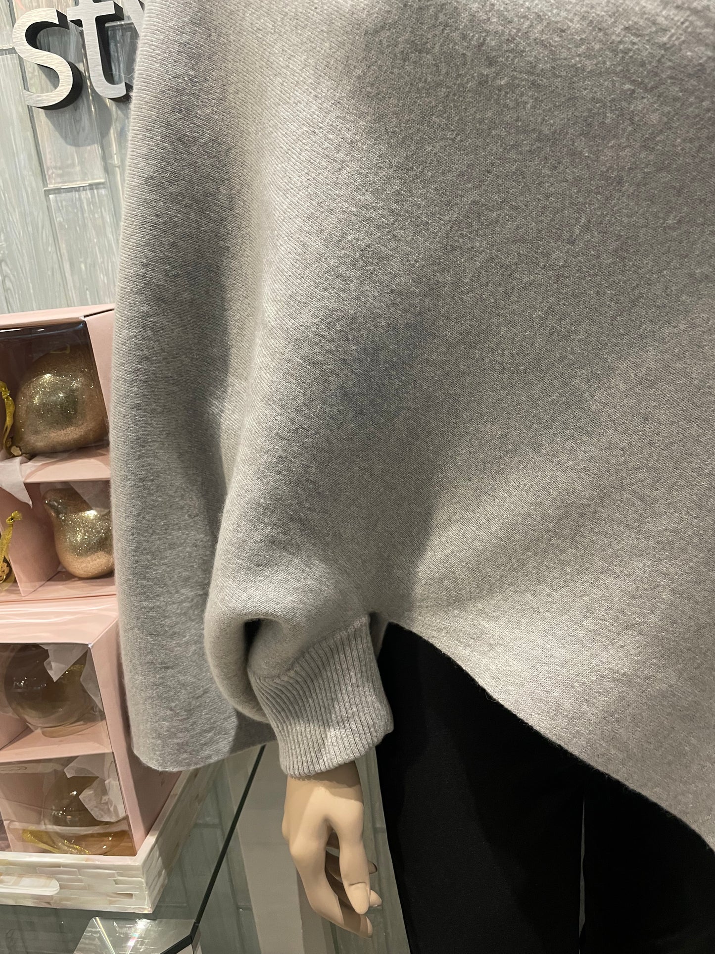 Reversible Fringe Cape Arctic/Aquamarine - Jackie Z Style Co