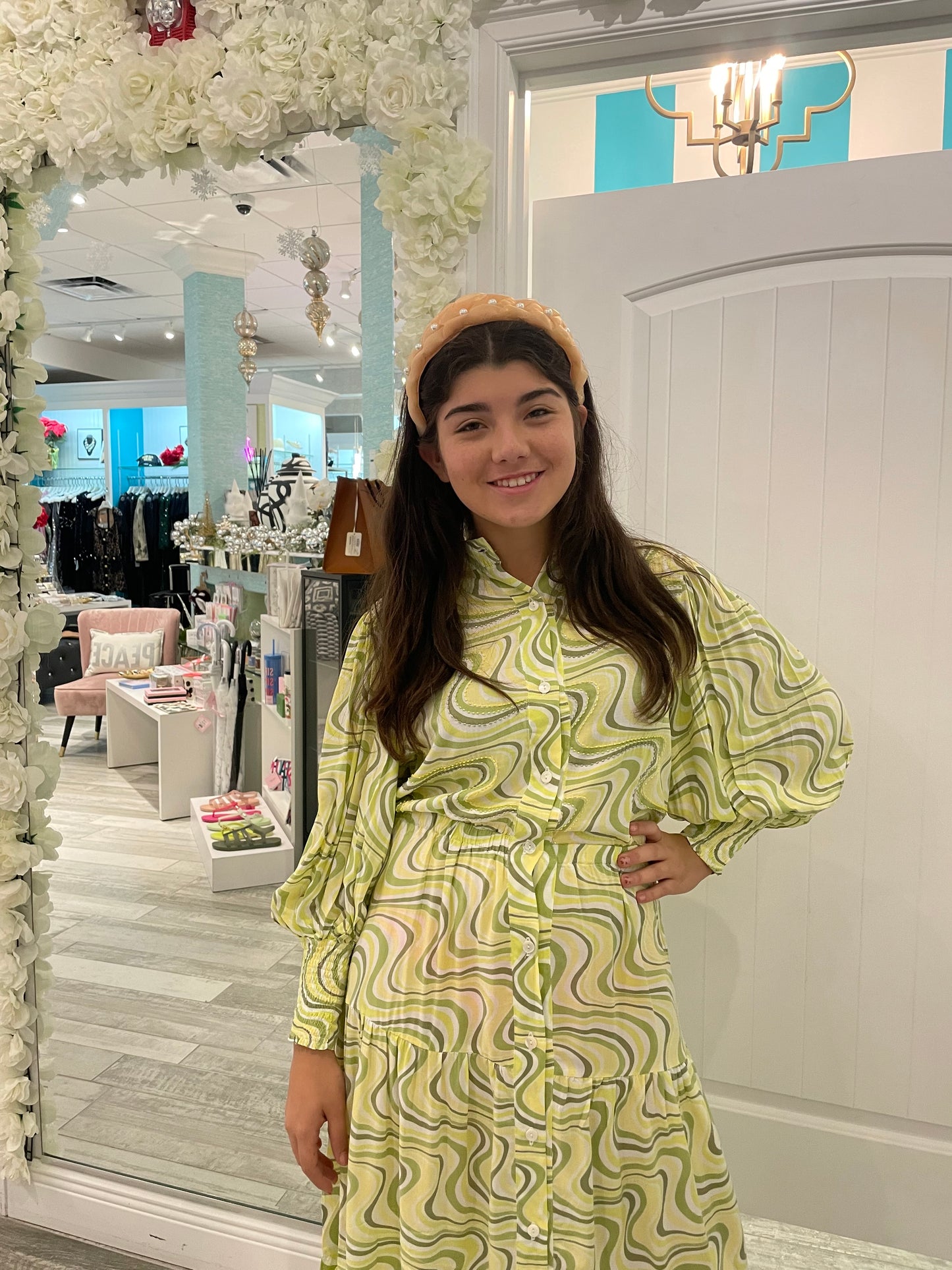 Dream Wave Camille Long Dress Lime - Skemo