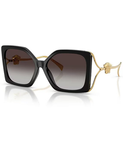 Medusa Square Sunglasses Black - Versace