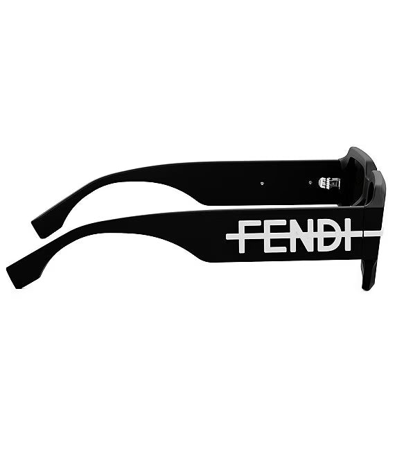 Fendigraphy Sunglasses Matte Black/Smoke - FENDI