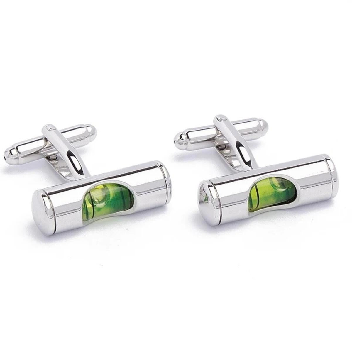 Level Cufflinks Silver - Stolen Riches