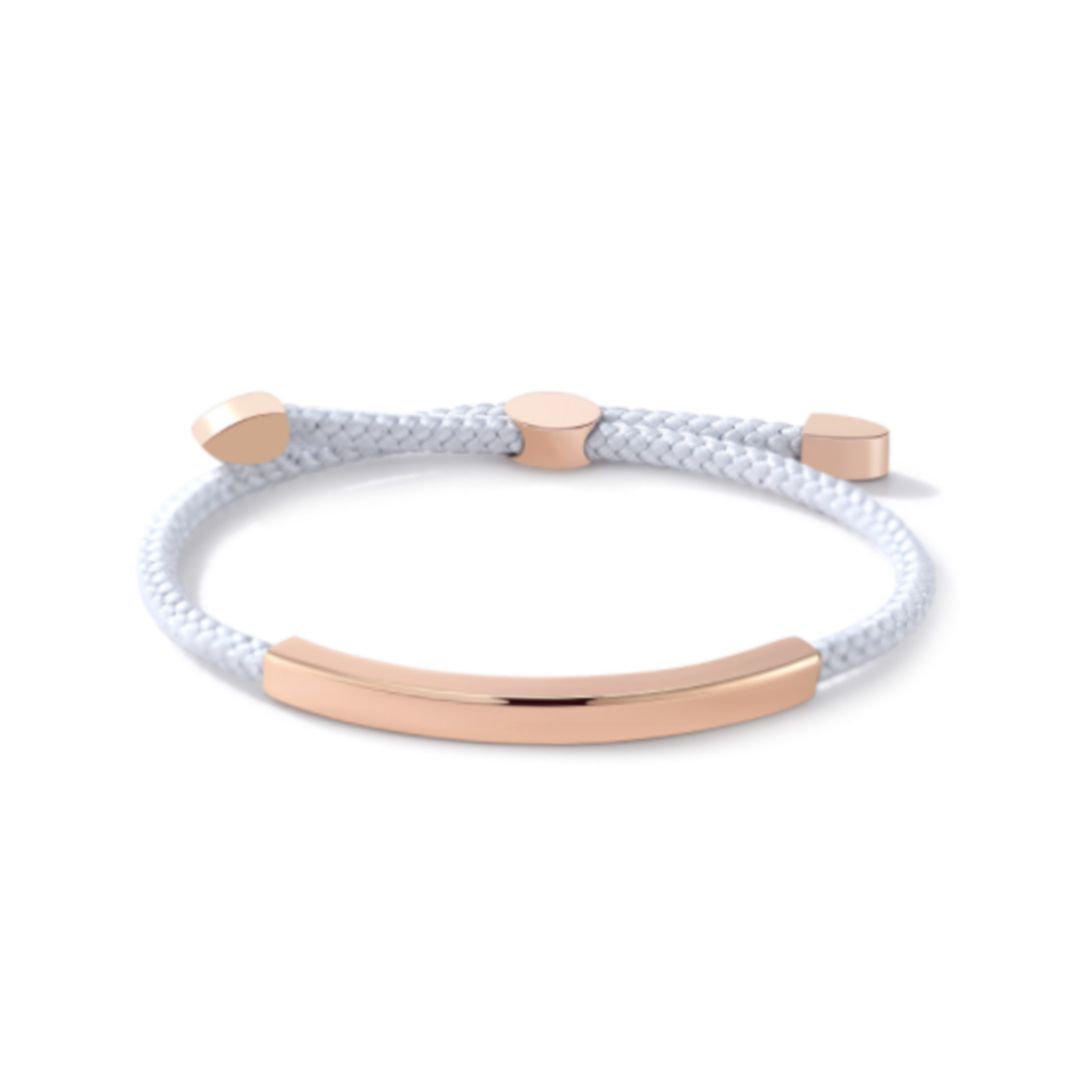 Algarve Bracelet White/Rose Gold - Stolen Riches