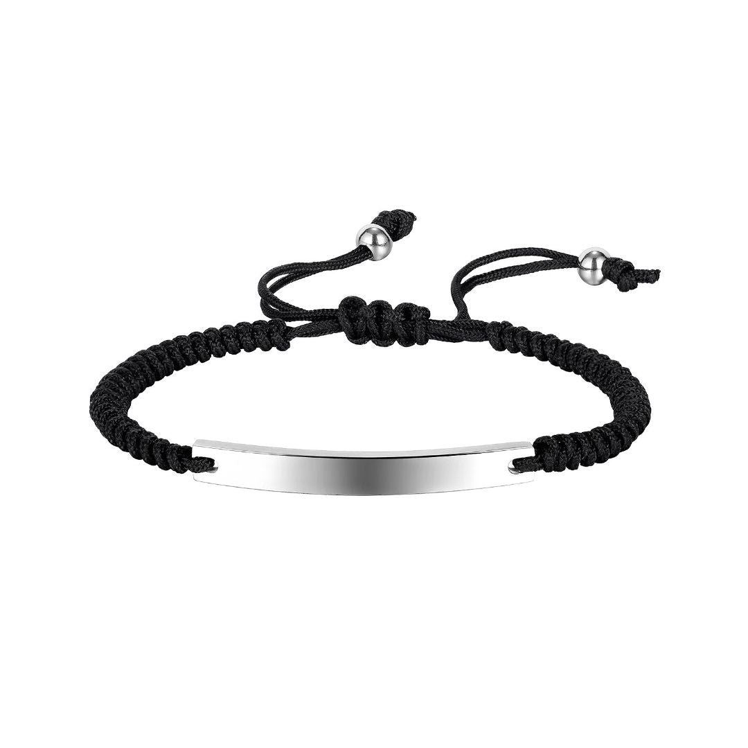 Faro Bracelet Black/Silver - Stolen Riches