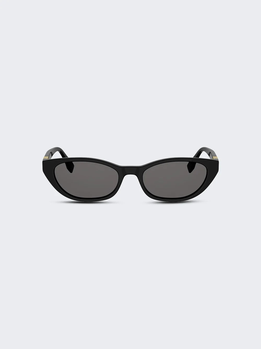 Baguette Acetate Cat-Eye Sunglasses Black - FENDI