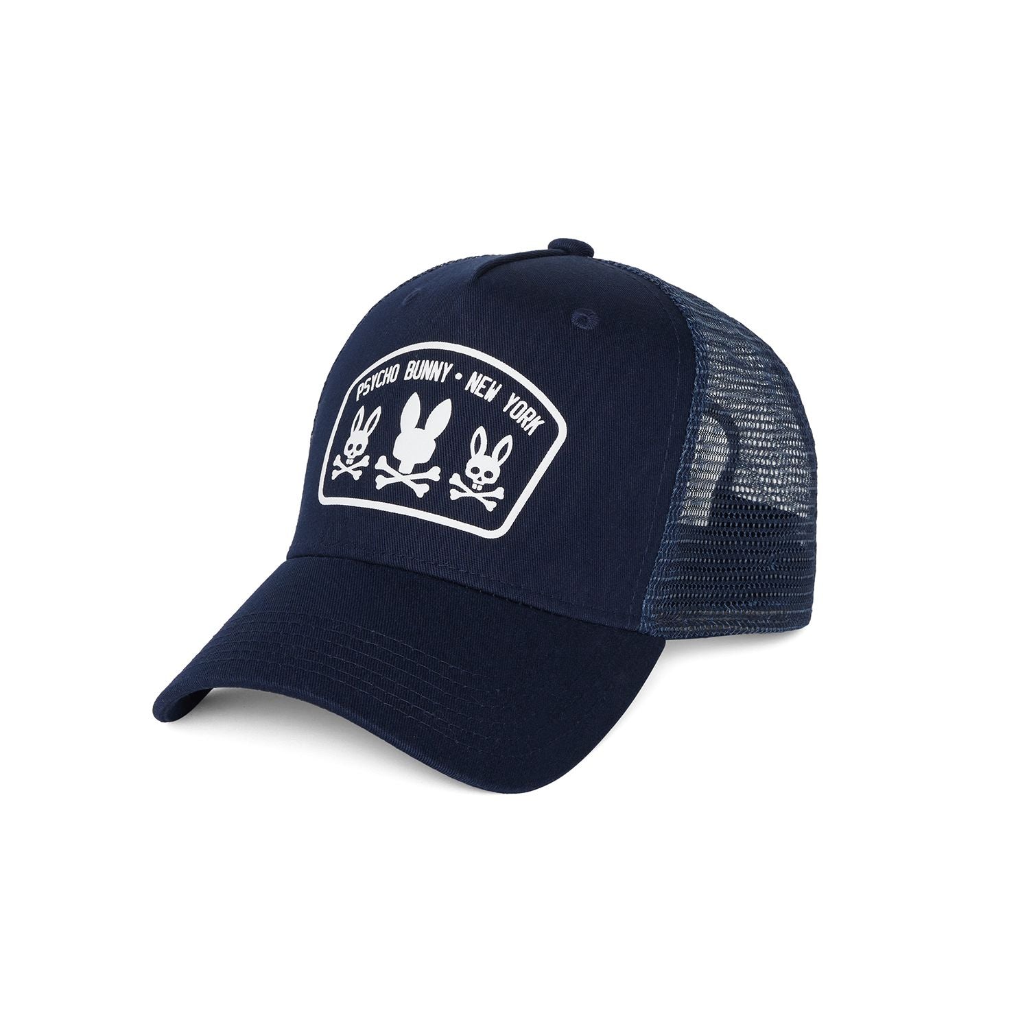 Lambert Cap Lambert Trucker Cap Navy - Psycho Bunny – Jackie Z Style Co.