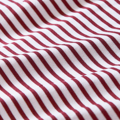 Versa Polo Maroon Stripe - Mizzen + Main