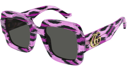 Recycled Acetate Sunglasses Purple Black - GUCCI