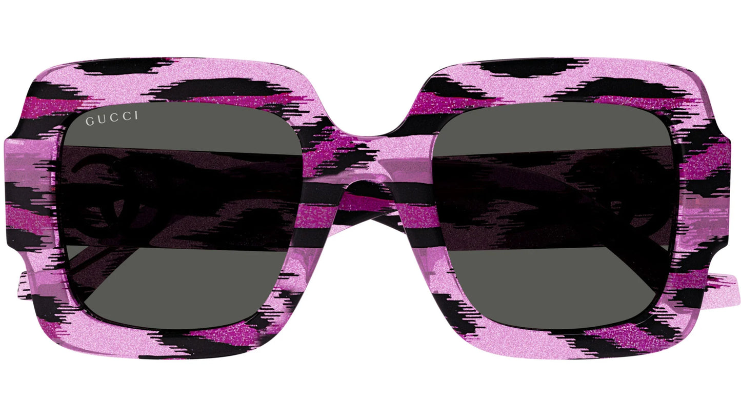 Recycled Acetate Sunglasses Purple Black - GUCCI