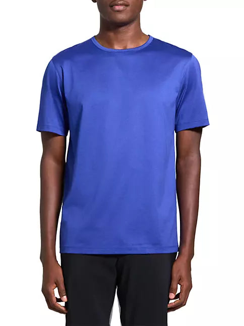 Precise Tee in Luxe Cotton Jersey Lupine - Theory