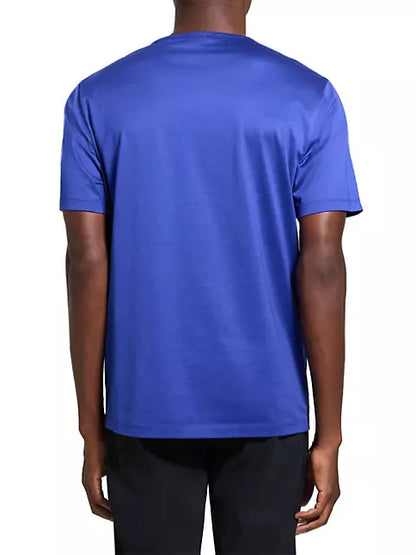 Precise Tee in Luxe Cotton Jersey Lupine - Theory