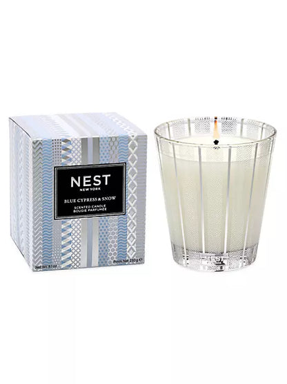 Classic Candle Blue Cypress & Snow - Nest