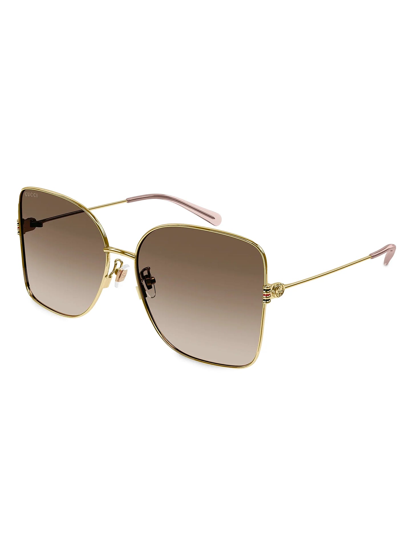 Women's Metal Sunglasses Gold - Gucci