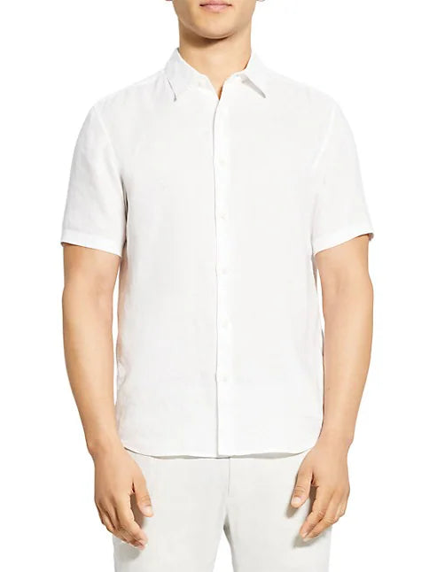 Irving Short Sleeve Shirt White - Theory