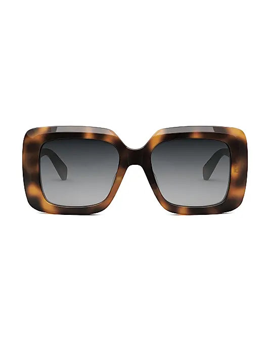 Bold 3 Dots Sunglasses blonde Havana / Gradient Smoke - CELINE