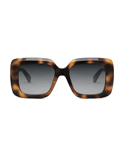Bold 3 Dots Sunglasses blonde Havana / Gradient Smoke - CELINE
