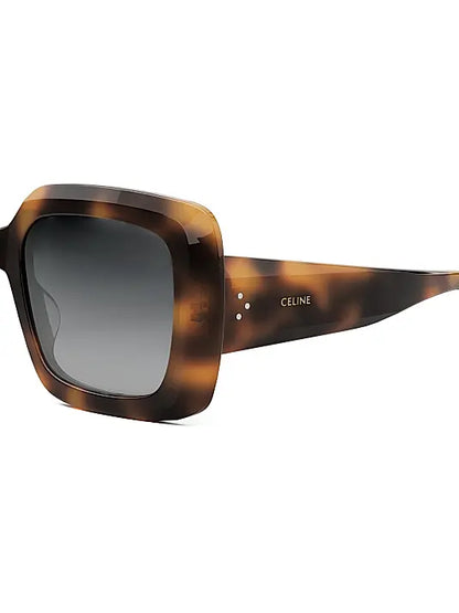 Bold 3 Dots Sunglasses blonde Havana / Gradient Smoke - CELINE