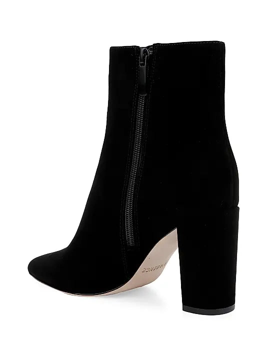 Theodora II Suede Bootie Black - L'AGENCE