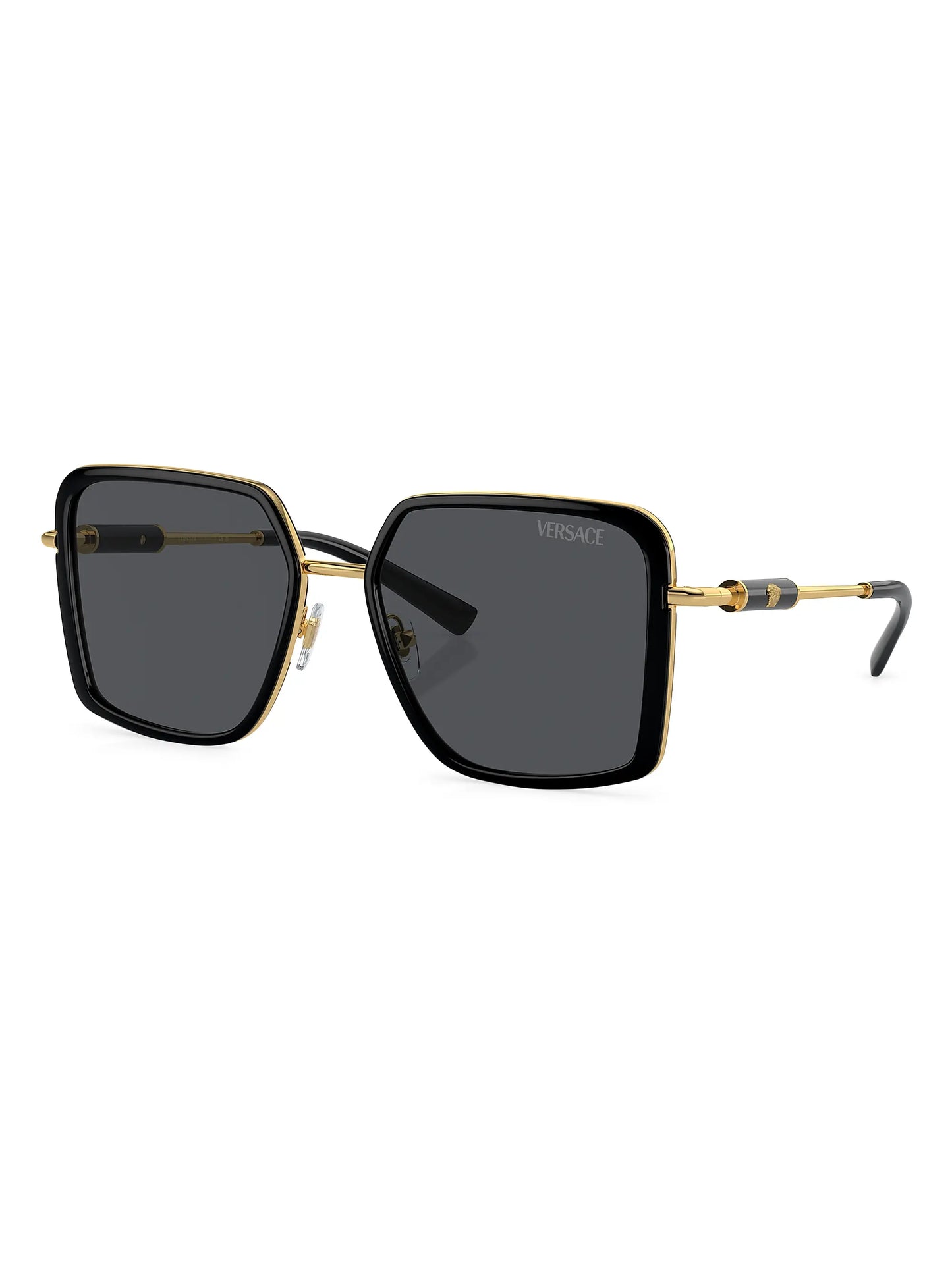 Medusa Roller Square Sunglasses Black - Versace
