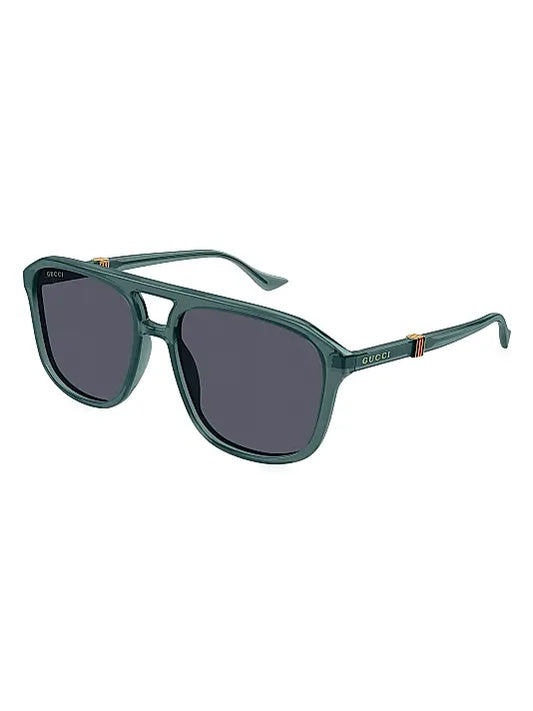 Mens Navigator Sunglasses Green - Gucci
