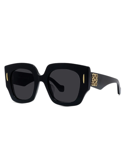 Square Screen Sunglasses in Acetate Black - Loewe