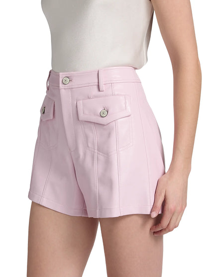 Vegan Leather Eileen Short Soft Peony - Cinq à Sept