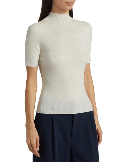 Leenda Regal Wool Sweater New Ivory - Theory Women
