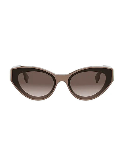 Cat-Eye Sunglasses Light Brown - FENDI