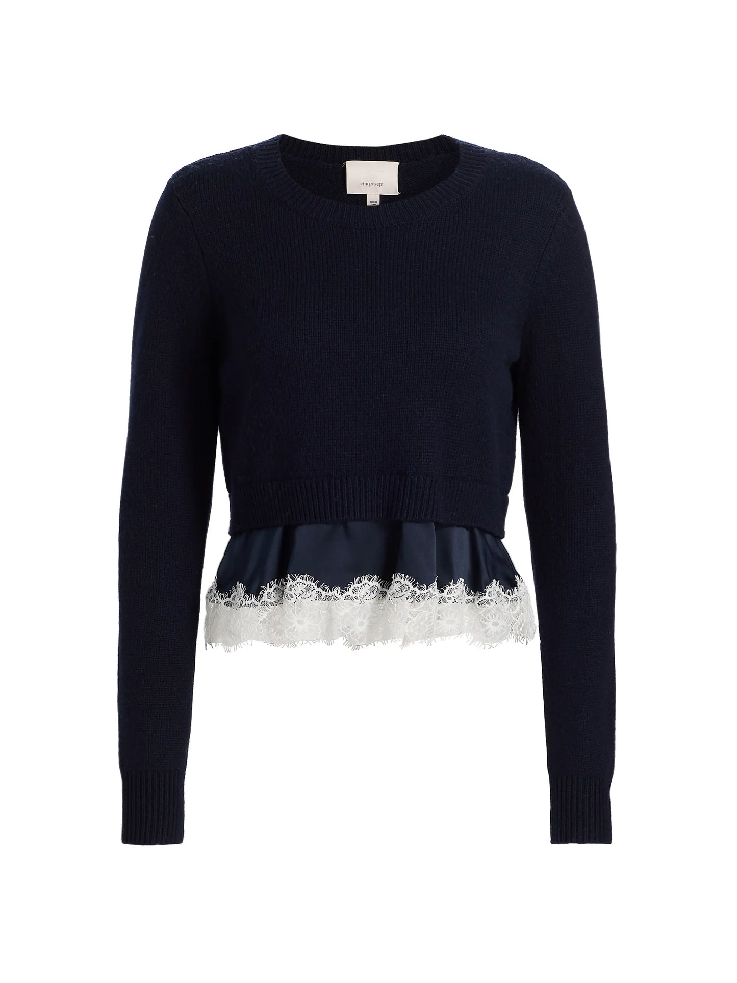 Zyla Pullover Navy/Ivory - Cinq à Sept
