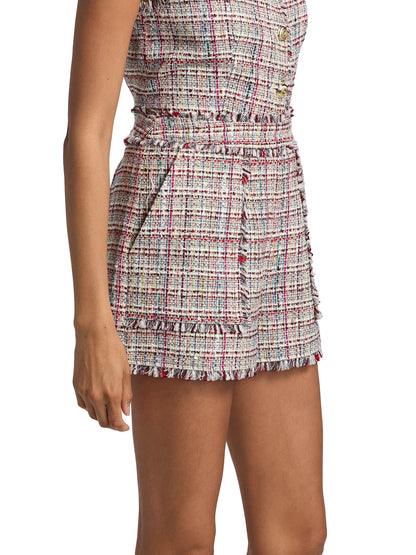 Wildflower Tweed Allen Short Ivory Multi - Cinq à Sept