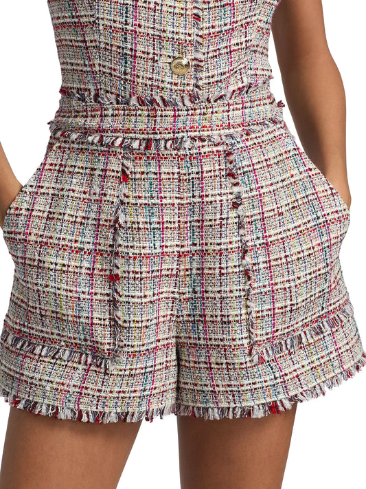 Wildflower Tweed Allen Short Ivory Multi - Cinq à Sept
