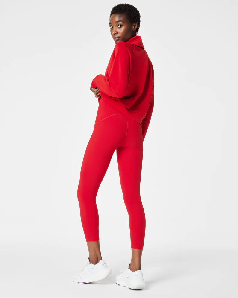 Booty Boost Active Contour Rib 7/8 Leggings Red - SPANX – Jackie Z Style Co.