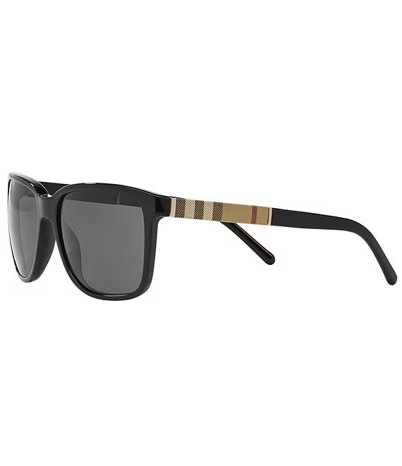Square Sunglasses Black - Burberry