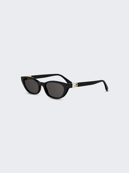 Baguette Acetate Cat-Eye Sunglasses Black - FENDI