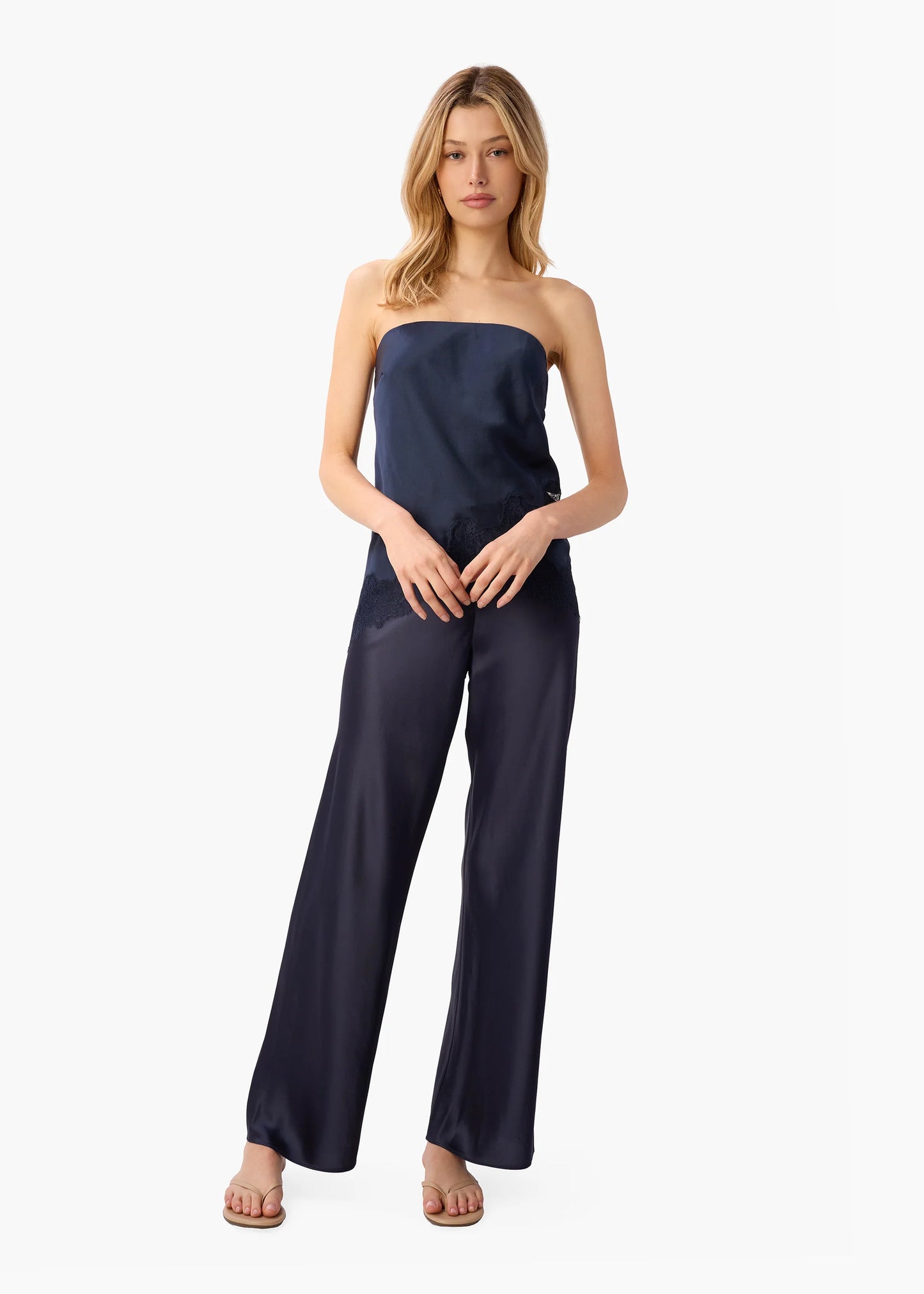 Bristol Mid Rise Pant Dark Wash - CAMI NYC