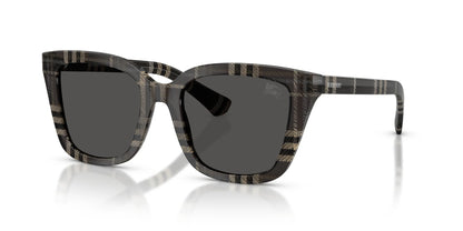 Check Cat-eye Sunglasses Grey/Dark Grey - Burberry
