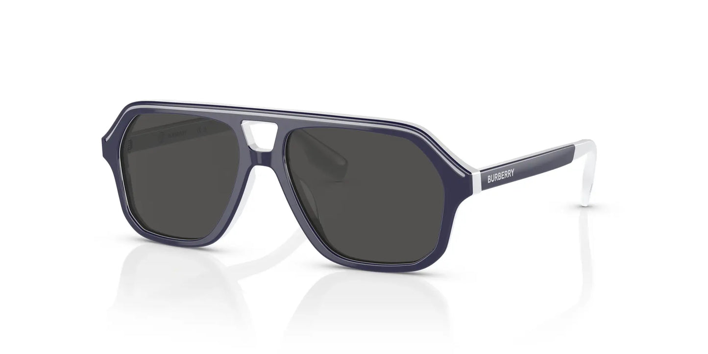 Kids Pilot Sunglasses Blue/White - Burberry
