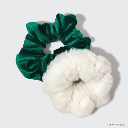 Elf x Kitsch Scrunchies Green & White - KITSCH