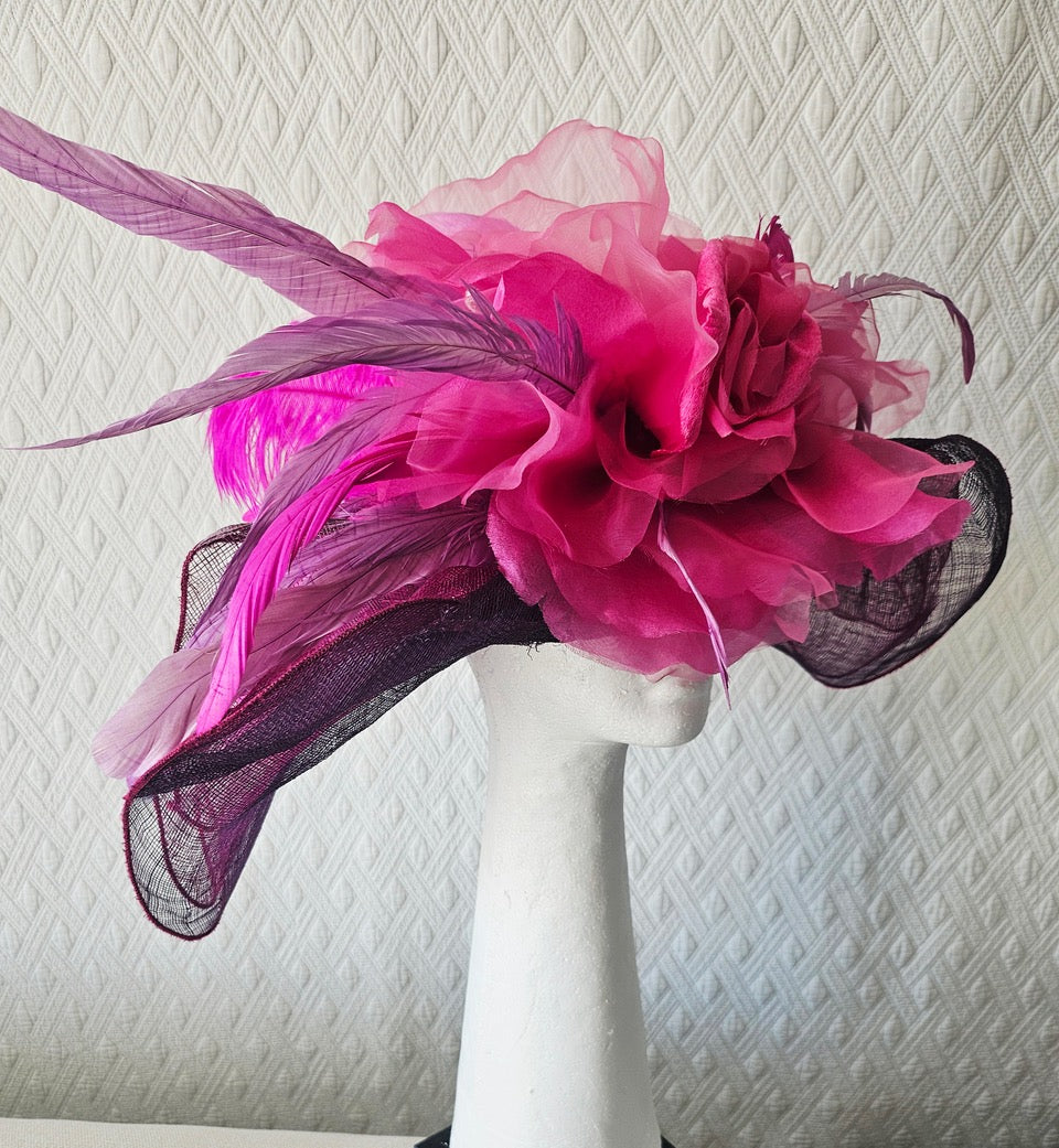 Linda Hat Purple/Pink - Hats by Gigi