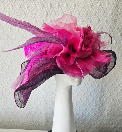 Linda Hat Purple/Pink - Hats by Gigi