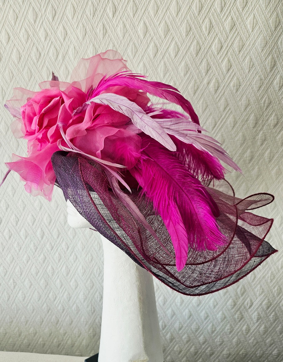 Linda Hat Purple/Pink - Hats by Gigi