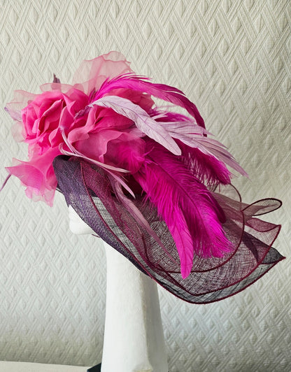 Linda Hat Purple/Pink - Hats by Gigi
