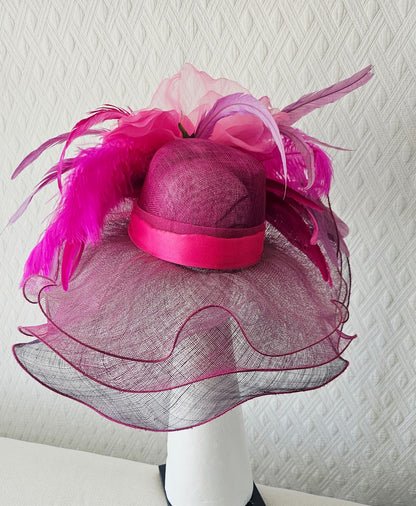 Linda Hat Purple/Pink - Hats by Gigi