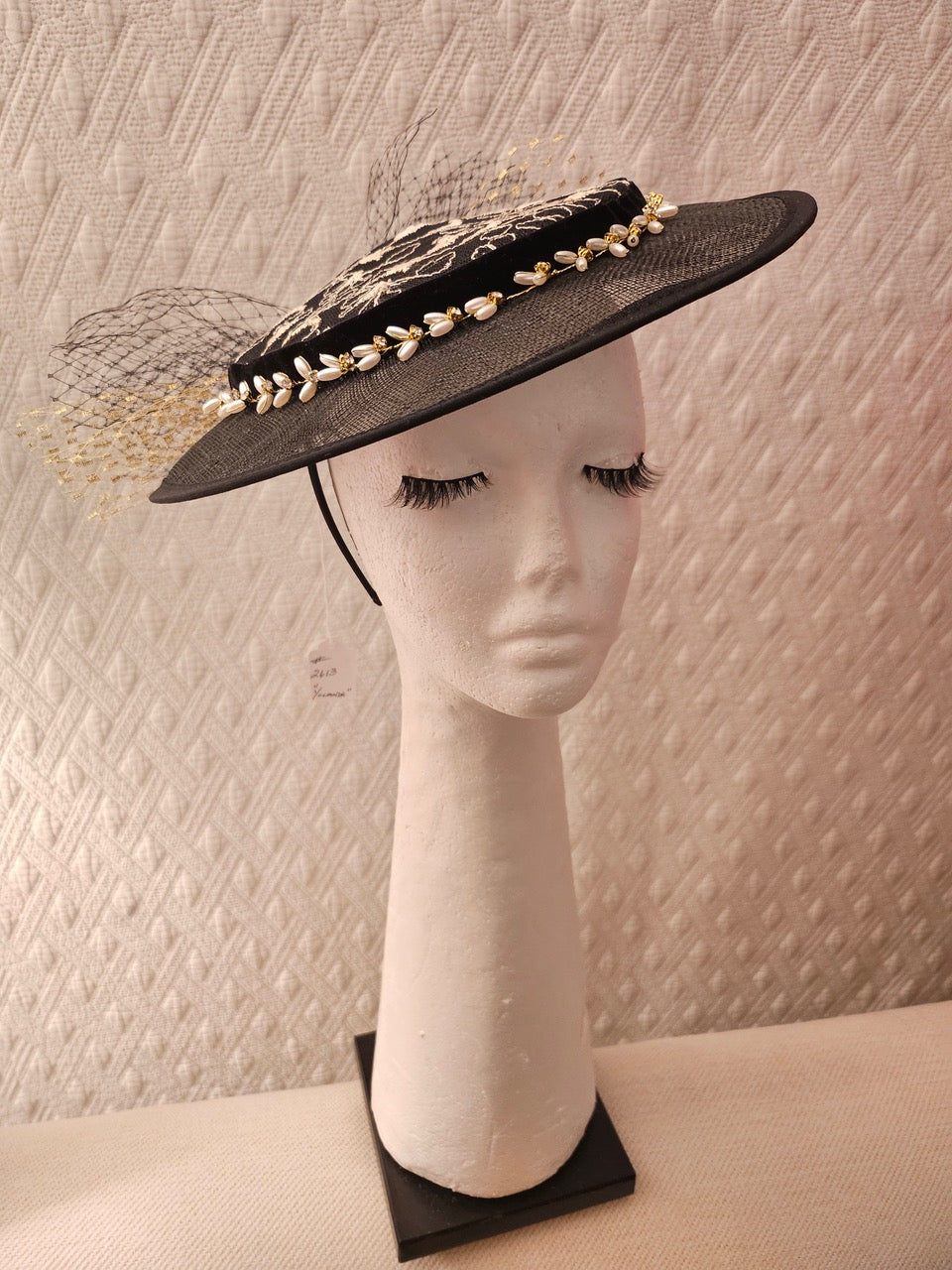 Yolanda Hat Black - Hats by Gigi