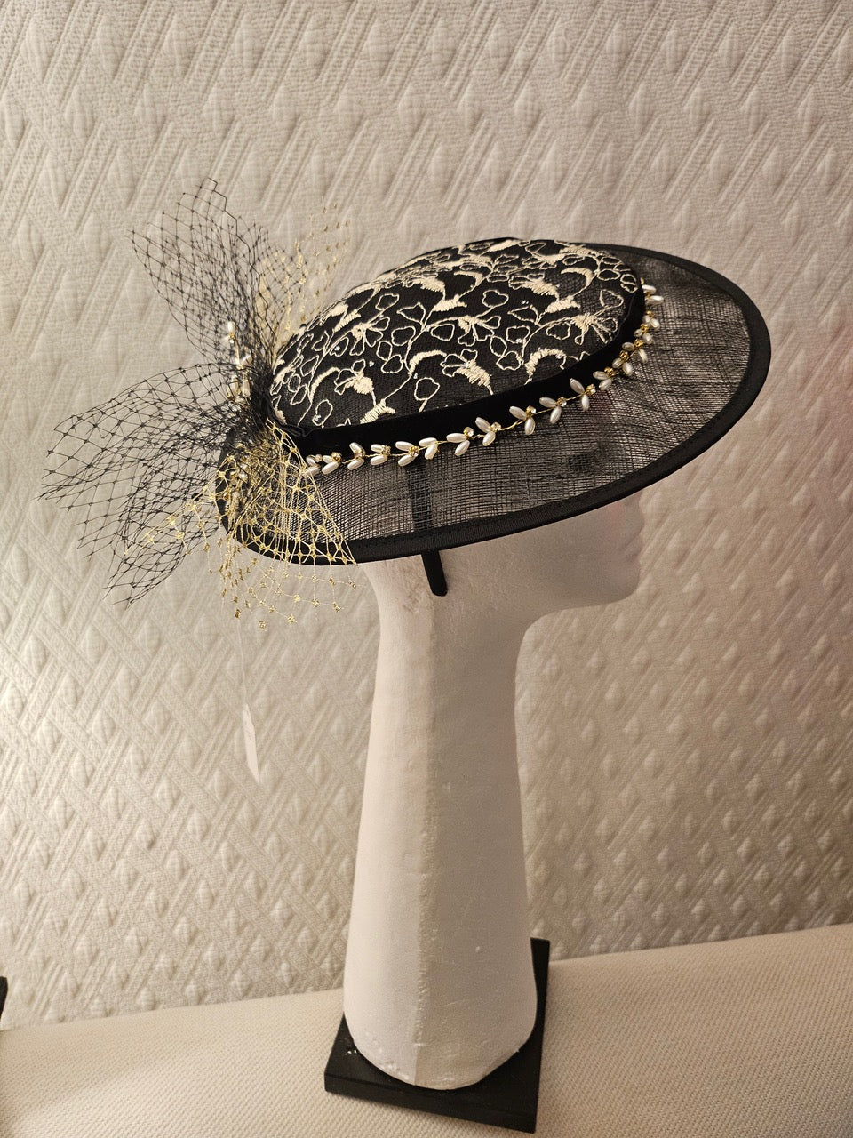 Yolanda Hat Black - Hats by Gigi