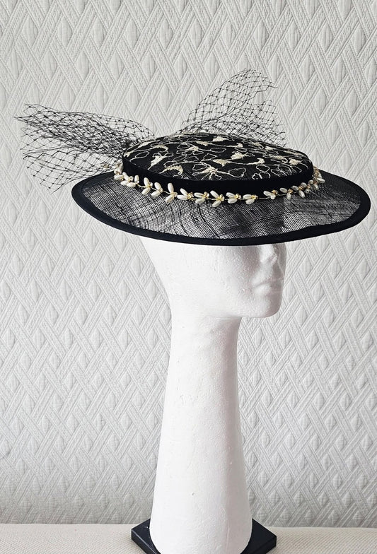 Yolanda Hat Black - Hats by Gigi